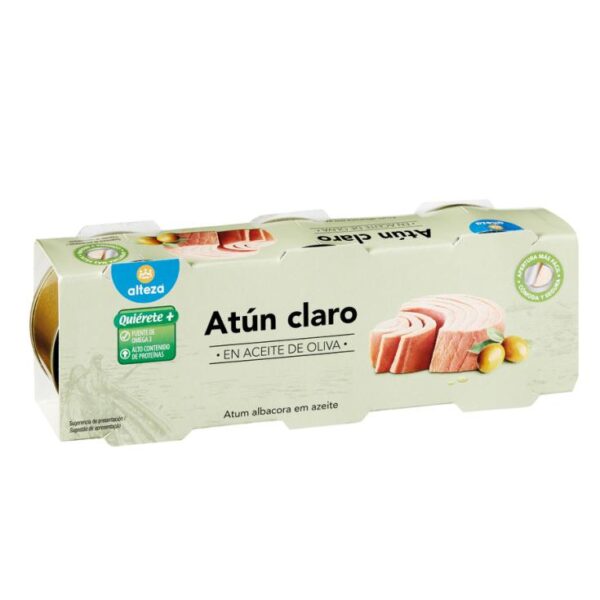 ATUN CLARO ACEITE DE OLIVA ALSARA, P3X56GR