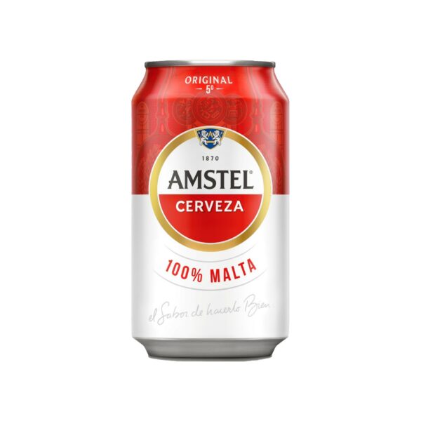 CERVEZA AMSTEL LATA, 33CL