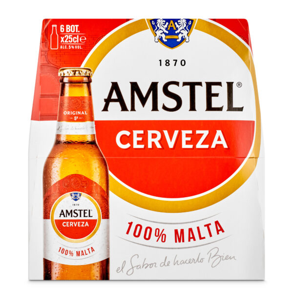 CERVEZA AMSTEL P-6X25 CL