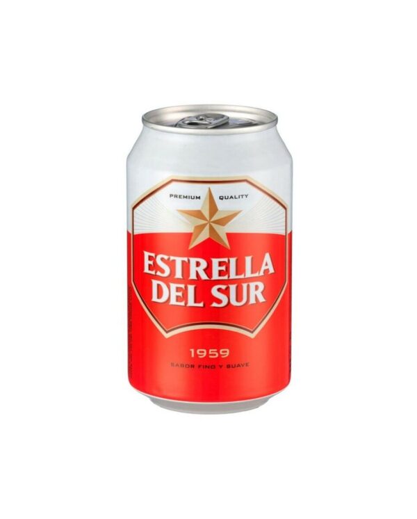 CERVEZA ESTRELLA SUR LATA, 33CL