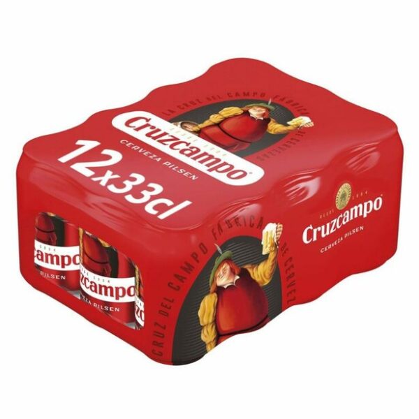 CERVEZA CRUZCAMPO LATA, P12X33CL