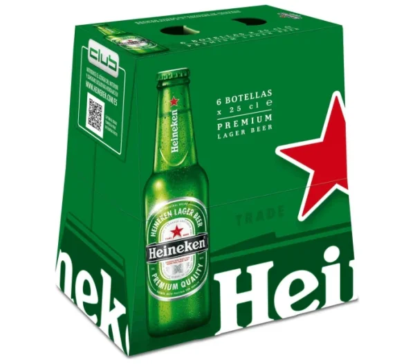 CERVEZA HEINEKEN, P6X25CL