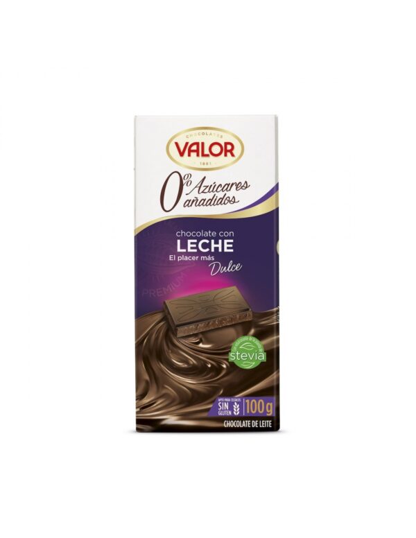 CHOCOLATE VALOR S/A LECHE, 100GR