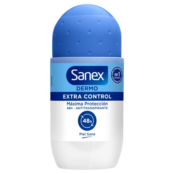 DESODORANTE SANEX ROLLON EXTRA CONTROL, 50ML