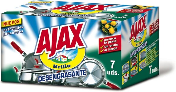 ESTROPAJO AJAX JABONOSO 7U