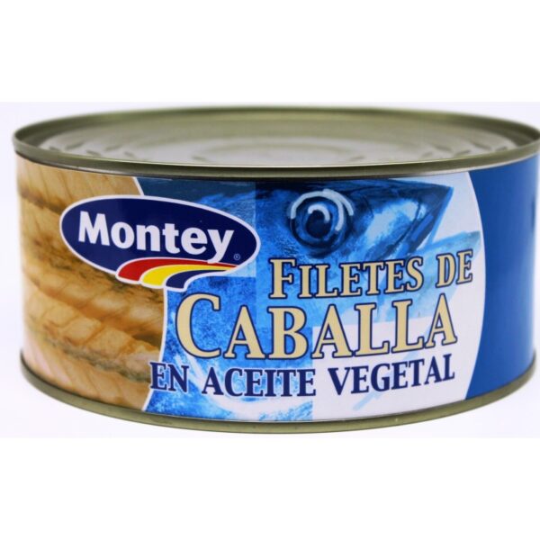 FILETES CABALLA ACEITE MONTEY, 650GR