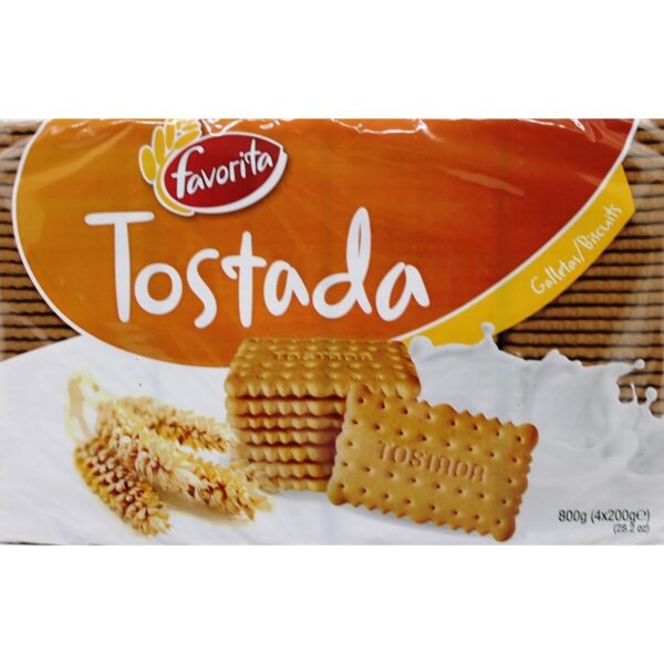 GALLETAS FAVORITA TOSTADA, P-4X200GR