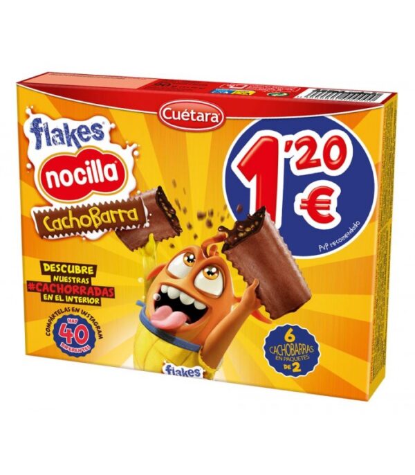 GALLETAS FLAKES NOCILLA CACHOBARRA