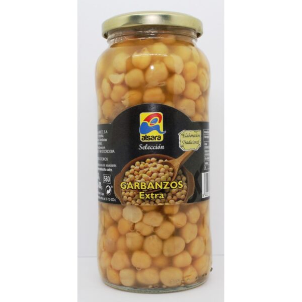 GARBANZOS COCIDOS ALSARA, 400GR