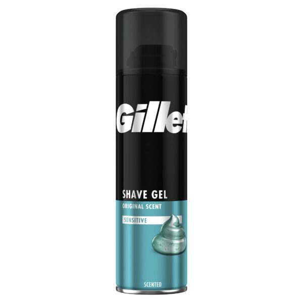 GEL AFEITADOR GILLETTE CLASICA SENSIBL, 200ML