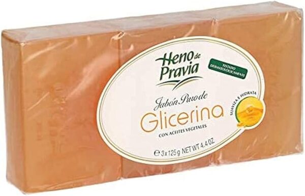 JABON PASTILLA HENO DE PRAVIA GLICERINA 3X125GR