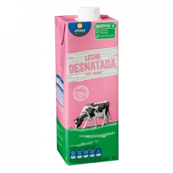 LECHE ALTEZA DESNATA BRICK, 1L