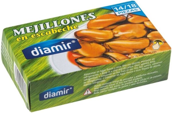 MEJILLON DIARMIR ESCABECHE 14-18U, 69GR