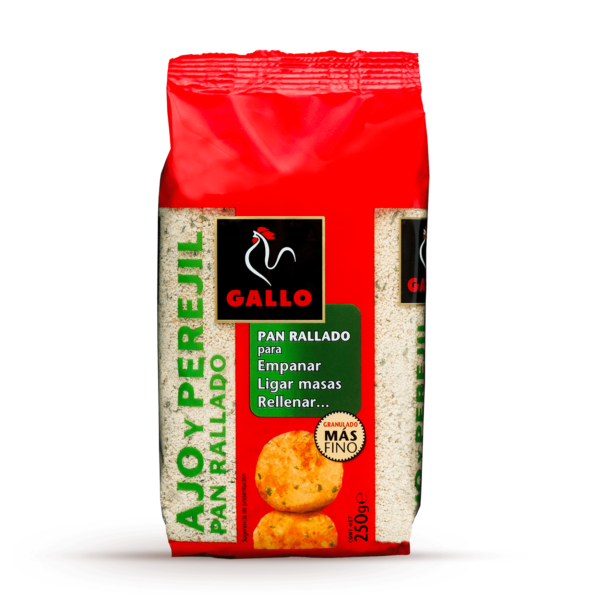 PAN RALLADO AJO Y PEREJIL GALLO, 250GR