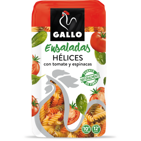 PASTAS GALLO VEGETAL HELICES, 250GR