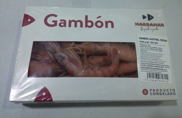 GAMBON CRUDO 20-30U MARBAMAR, 550GR