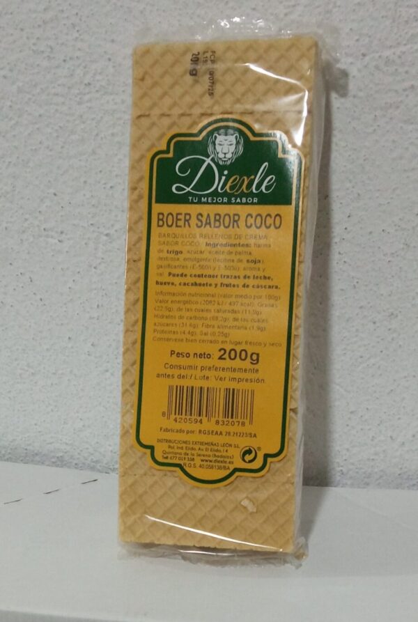 GALLETAS DE COCO DIEXLE, 200GR