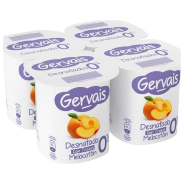 YOGUR GERVAIS 0% CON MELOCOTON, P4