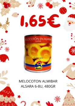 MELOCOTON ALMIBAR ALSARA 6-8U, 480GR