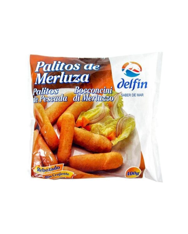 PALITOS MERLUZA DELFINI, 400GR