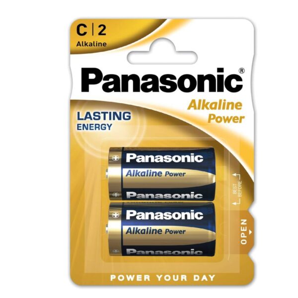 PILAS PANASONIC R-14 ALKALINE