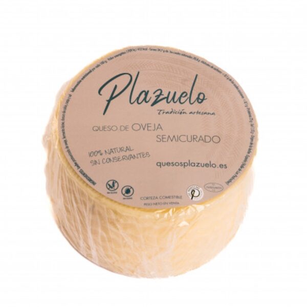 QUESO PLAZUELO SEMI.OVEJA, 1KG