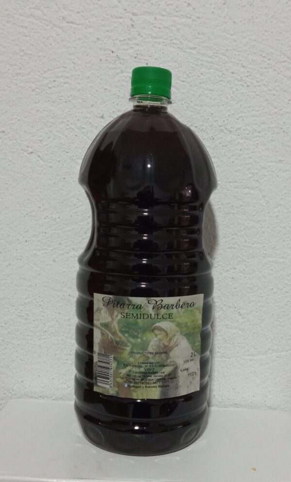 VINO PITARRA BARB SEMIDULCE, 2L