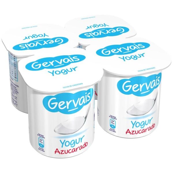 YOGUR GERVAIS NATURAL AZUCARADO, P4